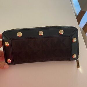 Michael Kors Black Monogram Wallet